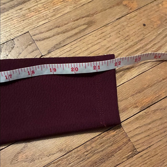 Dynamite Deep Burgundy Long Sleeve Dress - Picture 13 of 13